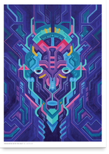 Load image into Gallery viewer, psychedelic alien print