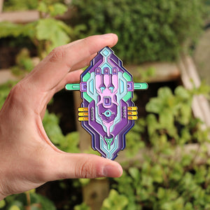 trippy psychedelic alien pin2