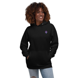 black alien hoodie woman