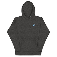 Load image into Gallery viewer, blue thumb grey hoodie